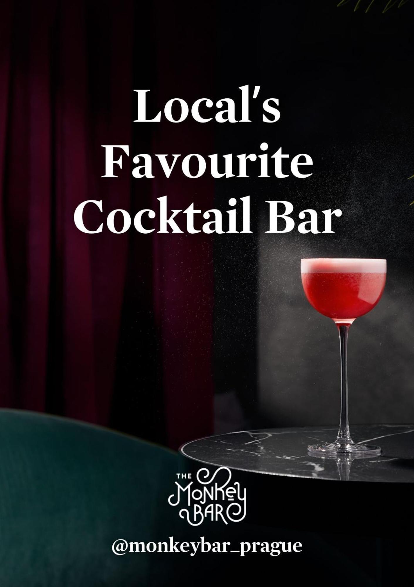 Falkensteiner Boutique Hotel Praha Bagian luar foto Favourite Cocktail Bar